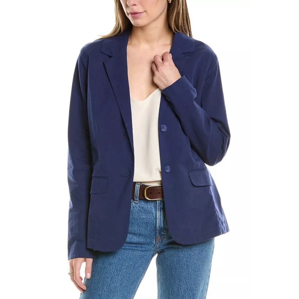 Tommy Bahama Nova Wave Blazer Women's Navy Blue Size S/P 18”x25” Jacket Coat